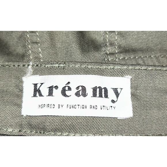 Kreamy Army Green Shorts With Belt XL - Picture 6 of 7